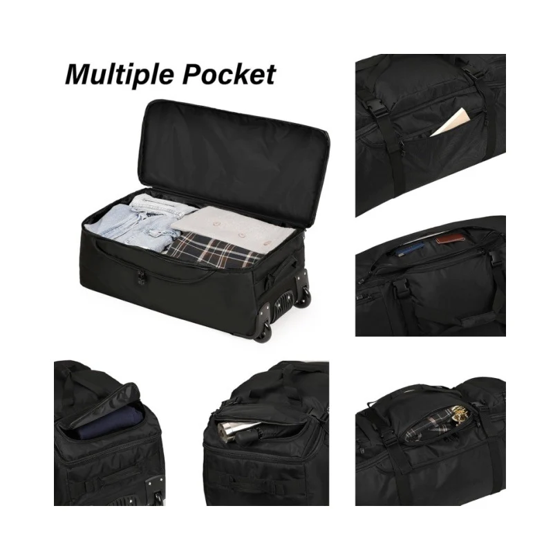 Multifunktionale Reisetasche mit integriertem Trolley-System Skanto