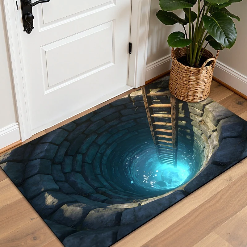 Künstlerische 3D-Illusion Fußmatte