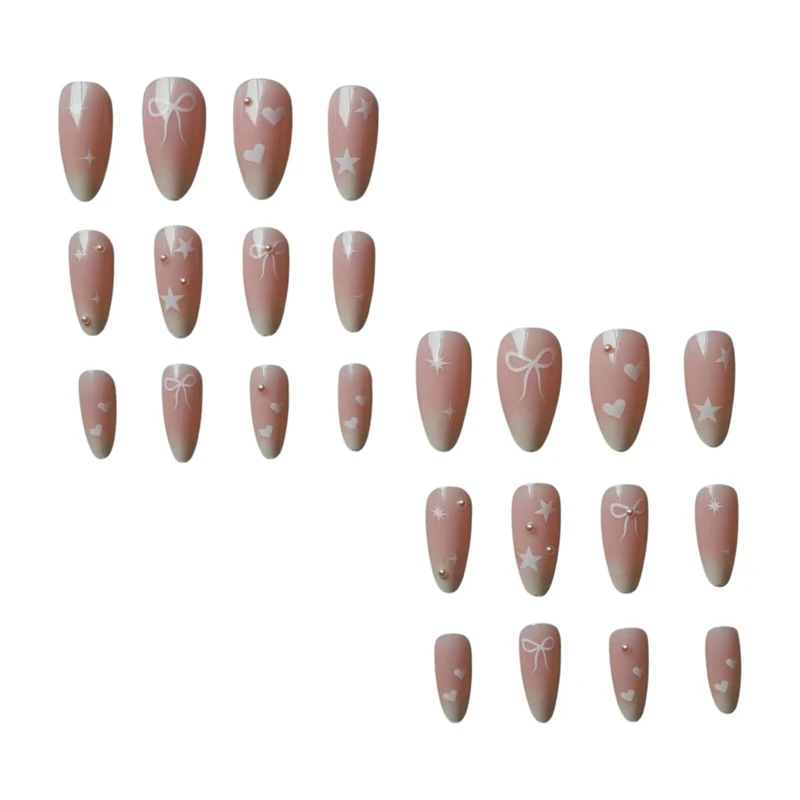 Elegantes Stiletto-Nagelkunst-Set