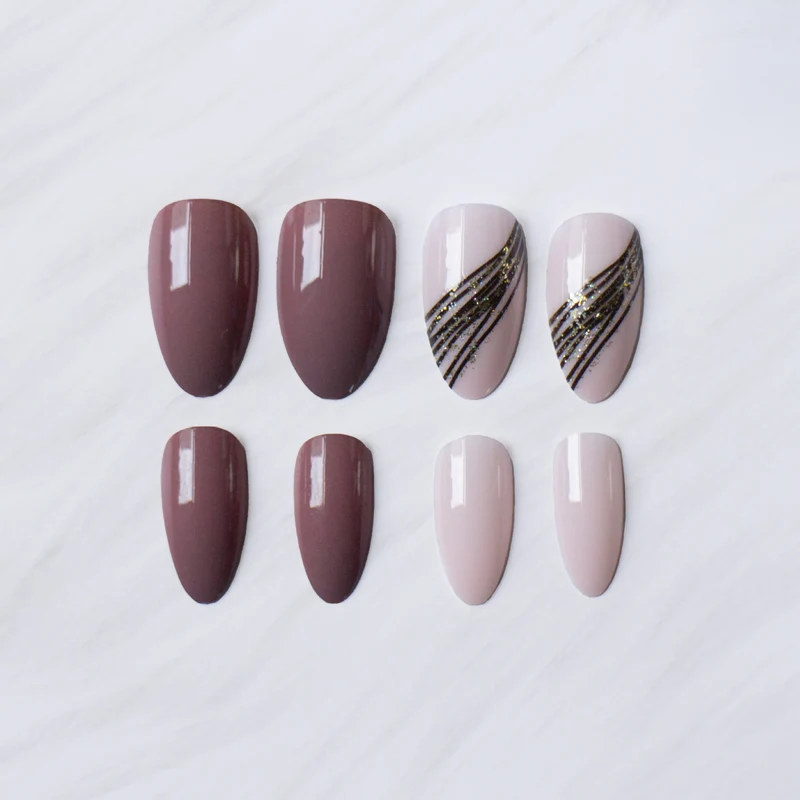 Elegantes Stiletto-Design-Nagelkunst-Set