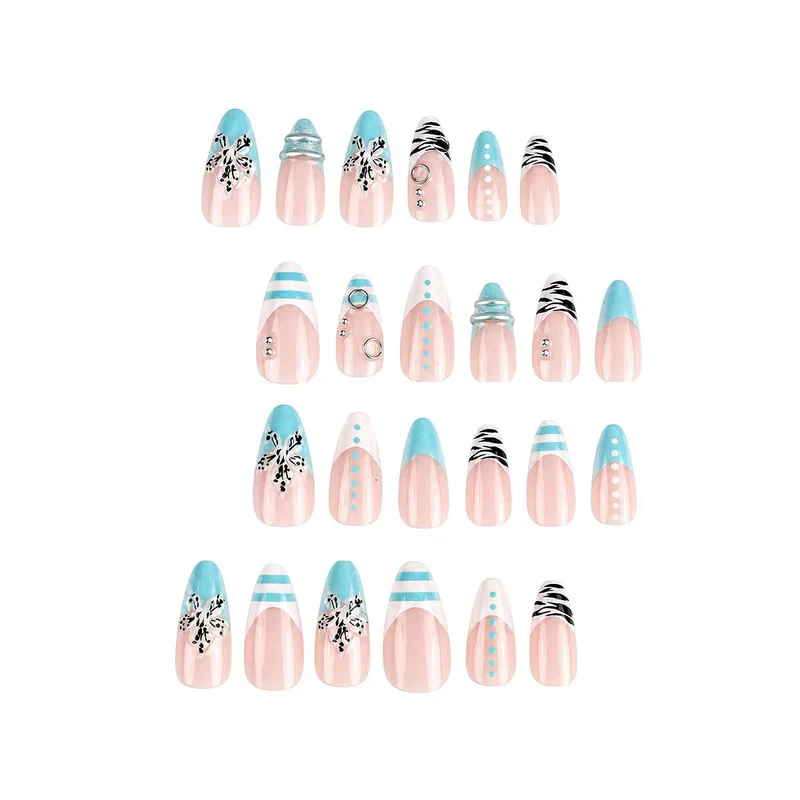 Kreatives Stiletto Press-On Nagelset