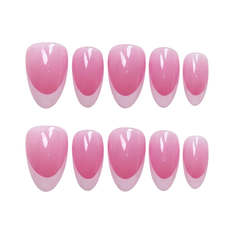 Chic mandelförmige Press-On Nagelset