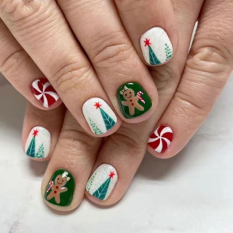 Festliches Feiertags-Themen-Nail Art Set 1790957993
