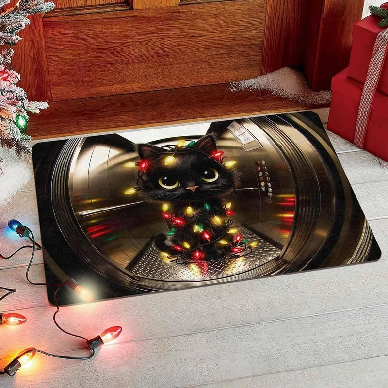 Dekorativer Weihnachtsfußmatte