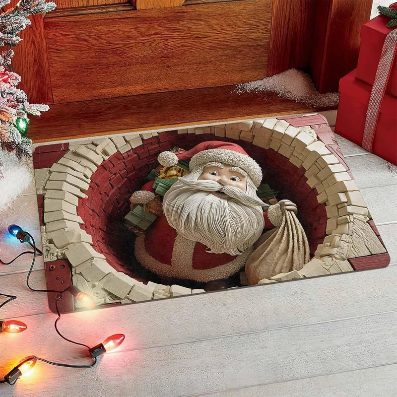 Dekorativer Weihnachtsfußmatte