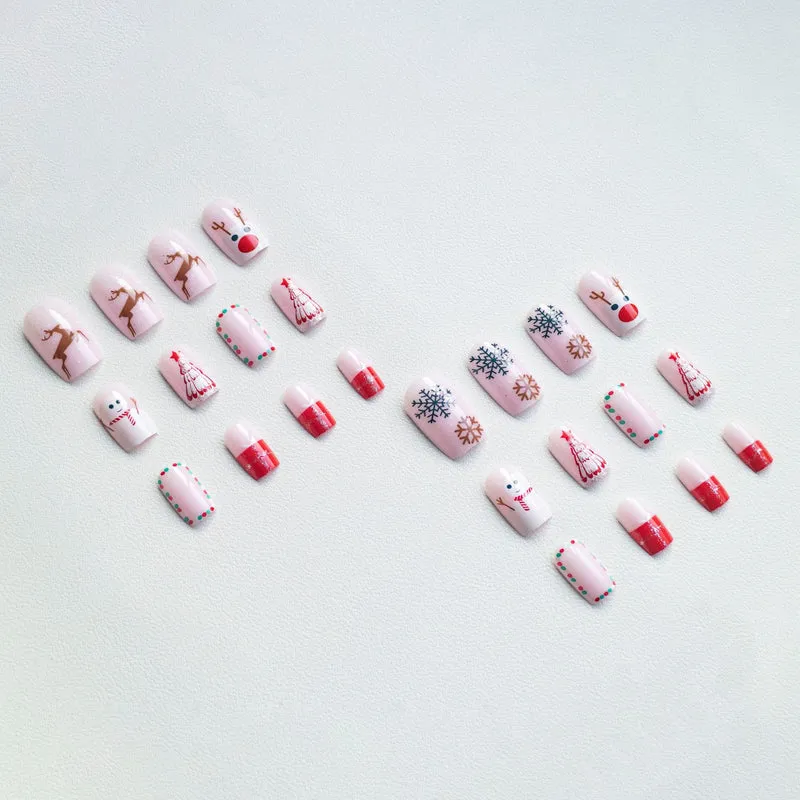 Festliches Feiertags-Nagelkunst-Set