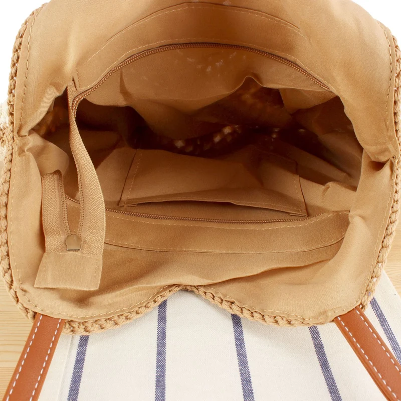 Handtasche aus handgefertigtem Makramee mit strukturiertem Muster Skanto