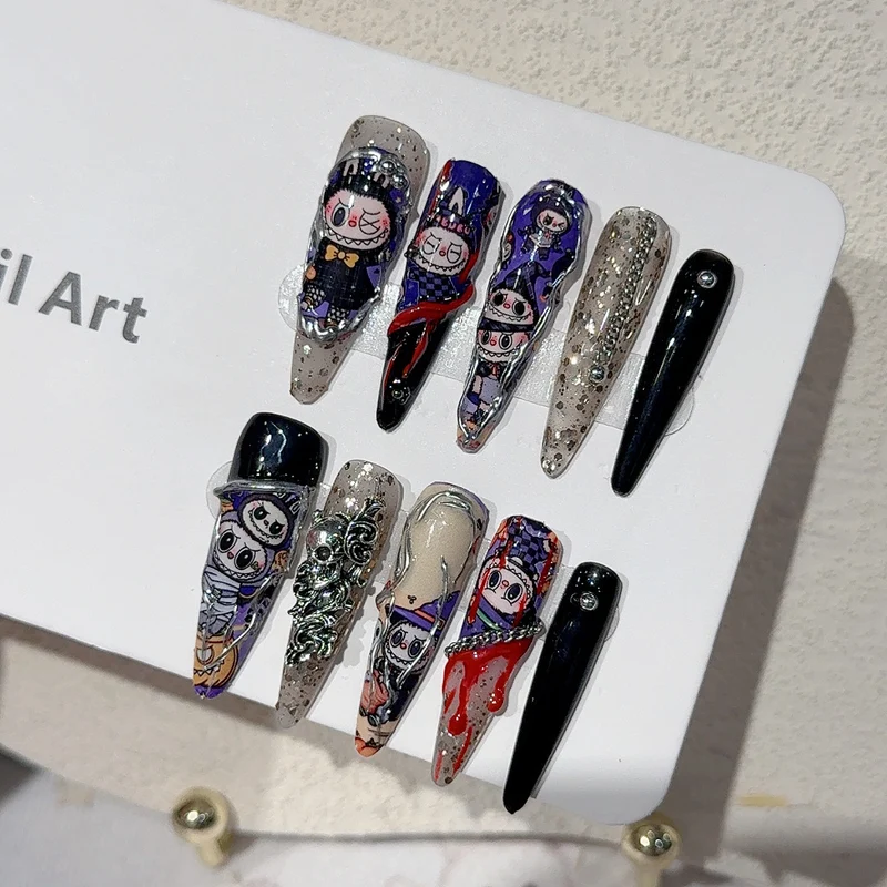 Verspielt Gothic Nagelkunst Tipps