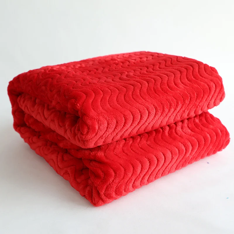 Luxuriöse Kuscheldecke Skanto mit Wellentextur