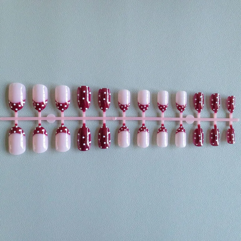 Elegantes Spitz-Acryl-Nagelkunst-Set
