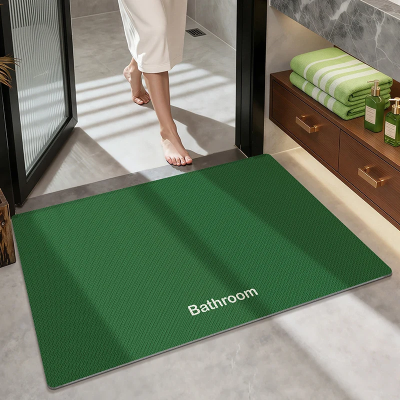 Badematte für Badezimmerboden Dekor