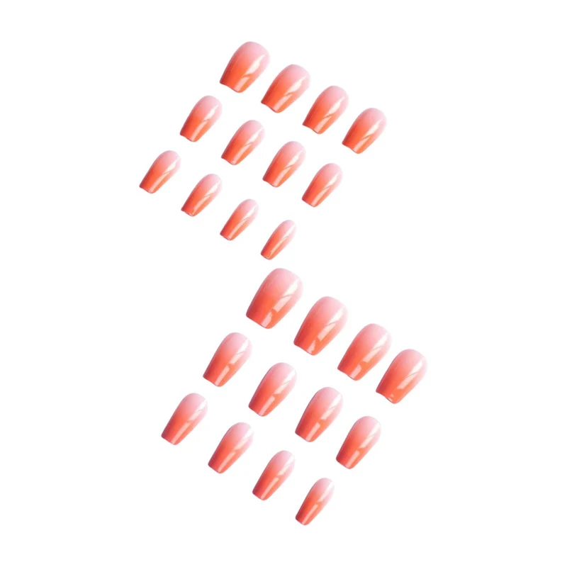 Elegante Ombre-Gel-Nagelverlängerungen
