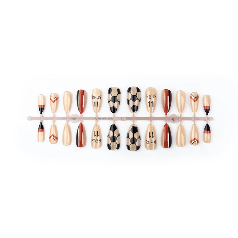Sport-Themen Press-On Nail Art Set