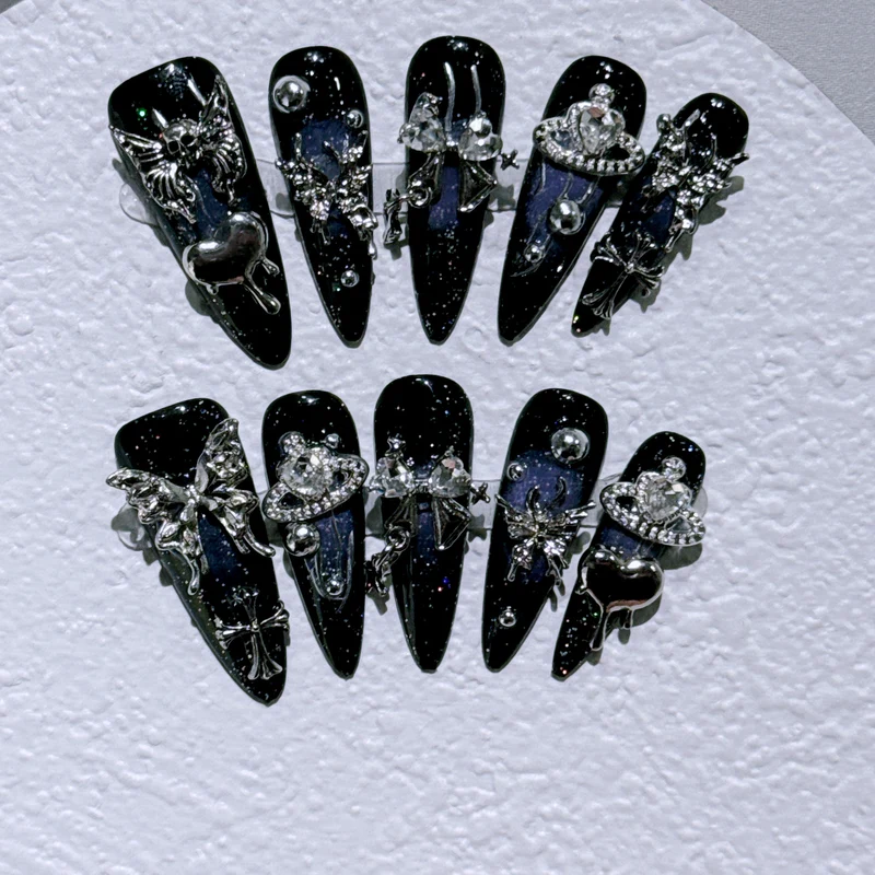 Premium Gothic Dekorative Nagelkunst Set