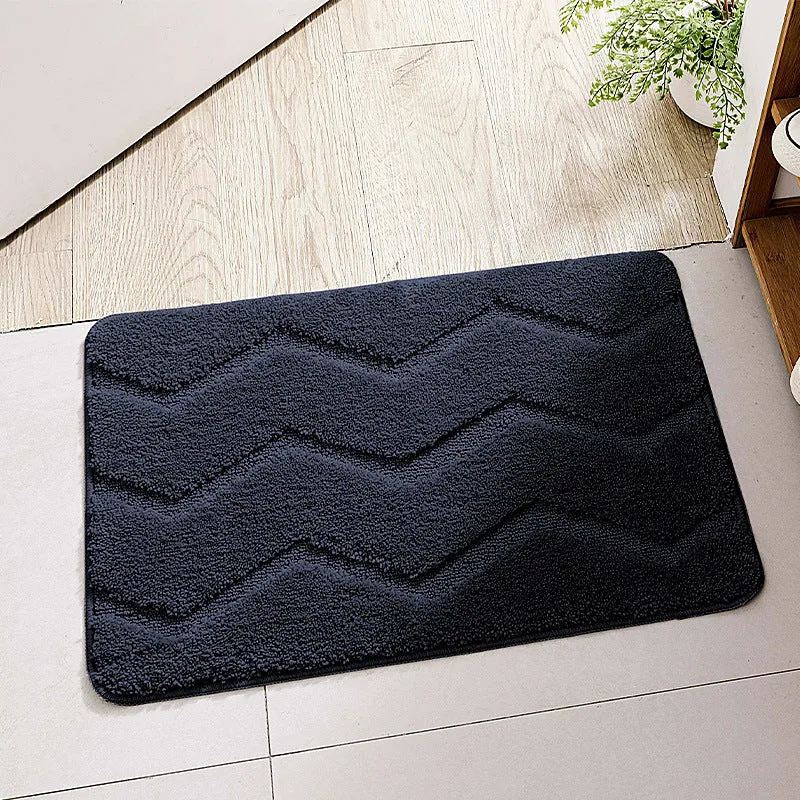 Chevron-Muster-Badmatte