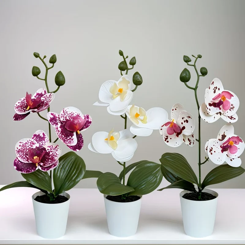 Realistische Künstliche Orchideenarrangement