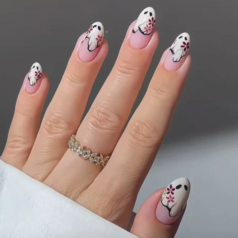 Künstlerisches Langes Stiletto Press-On Nagelset