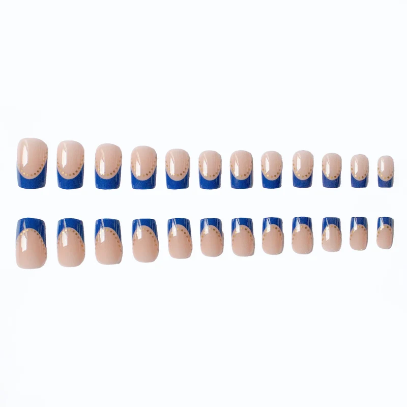 Elegantes French Tip Gel Nagel Kunst Kit