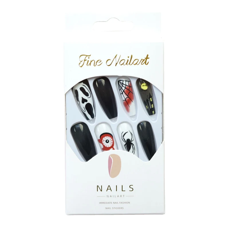 Künstlerisches Horror-Thema Press-On Nagelset