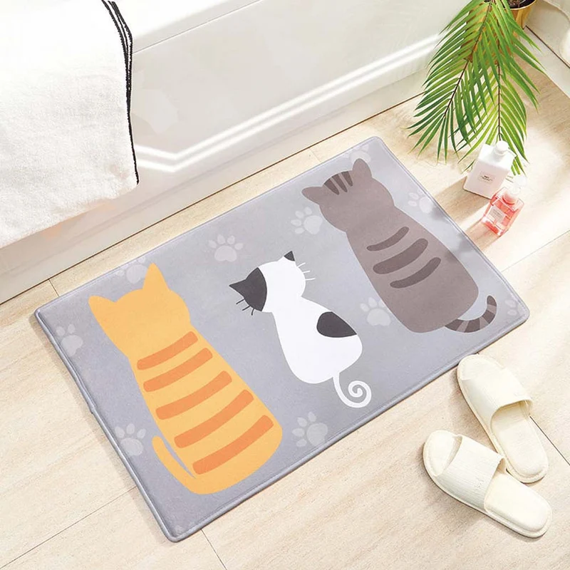 Verspieltes Tierdesign Badmatte