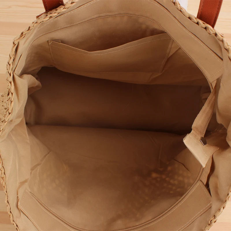 Handgeknüpfte Tragetasche aus hochwertigem Naturmaterial Skanto