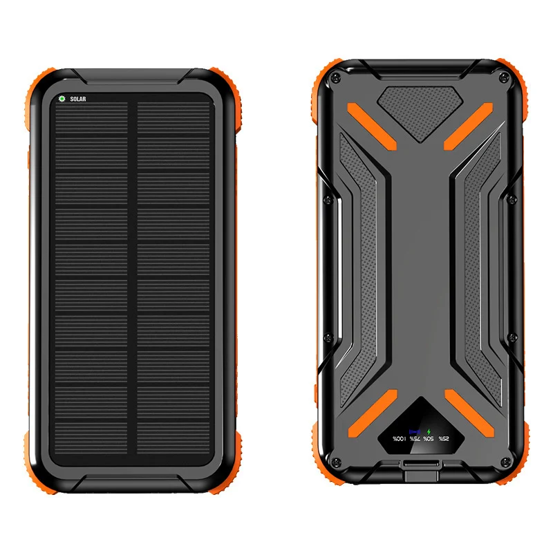 Solar-Powerbank mit LED-Licht Skanto