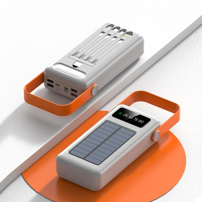 Solar-Powerbank mit integriertem Kabelmanagement von Skanto