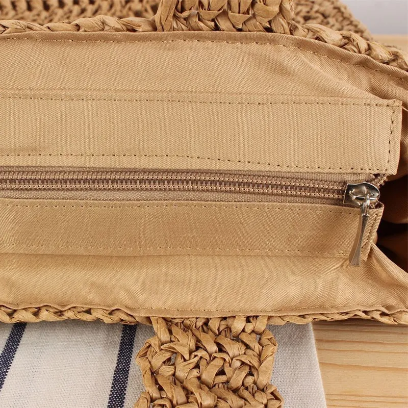 Handgewebte Strohtasche Skanto