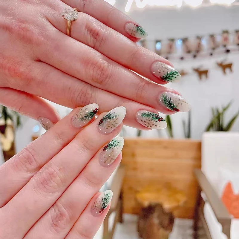 Künstlerisches Gel-Nagelkunst