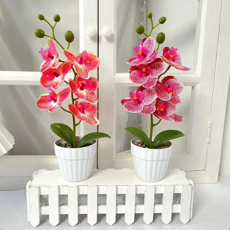 Lebensechte Künstliche Orchideenarrangement für die Wohnkultur