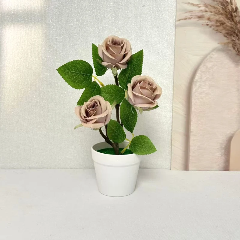 Faux Rosenblumenarrangement für Wohnkultur