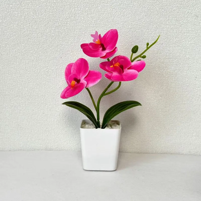Elegantly Crafted Artificial Orchid Arrangement