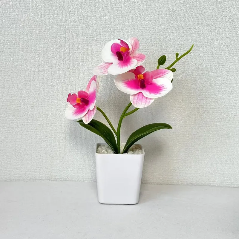 Elegantly Crafted Artificial Orchid Arrangement