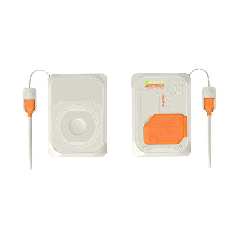 Multifunktionale Powerbank mit integriertem Ladekabel Skanto