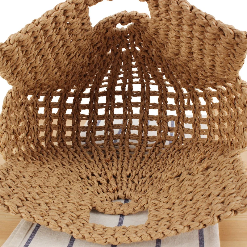Handgeknüpfte Korbtasche mit strukturiertem Design Skanto