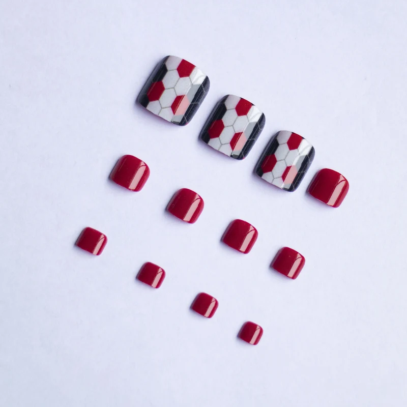 Dekorative Pediküre Nagelkunst