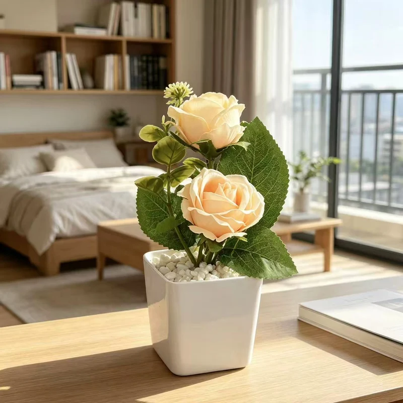 Elegante Mini-Rosenanordnung