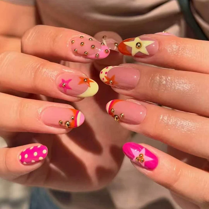 Dekoratives Nagelkunstdesign