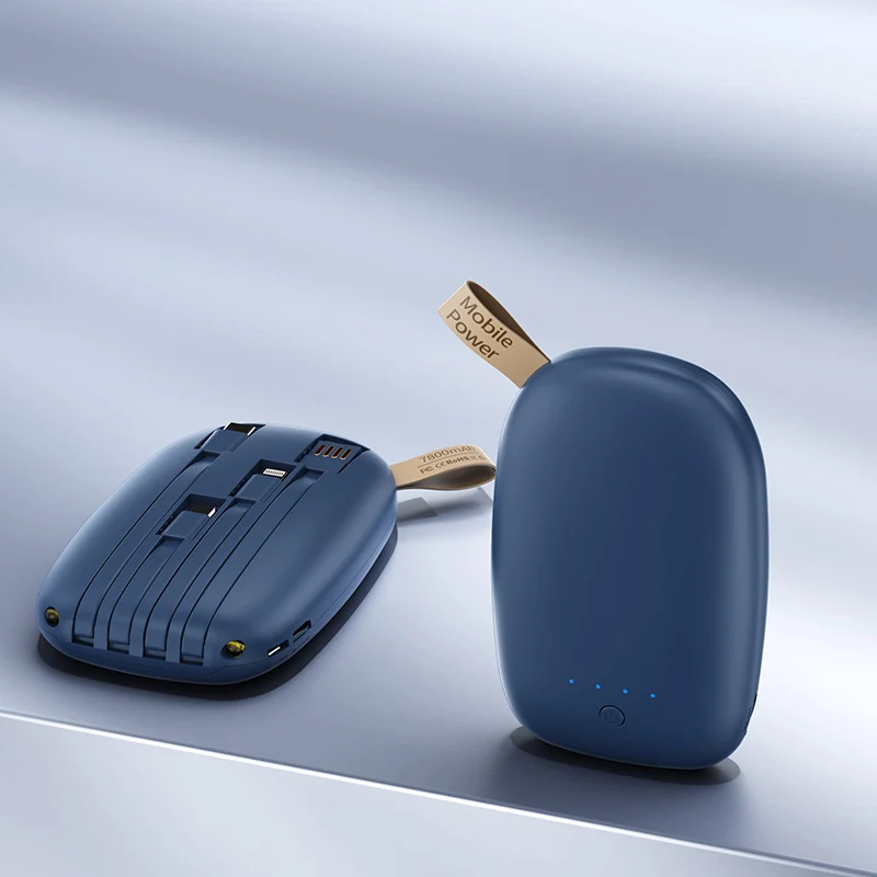 Hochleistungs-Powerbank mit integriertem Anschluss Skanto