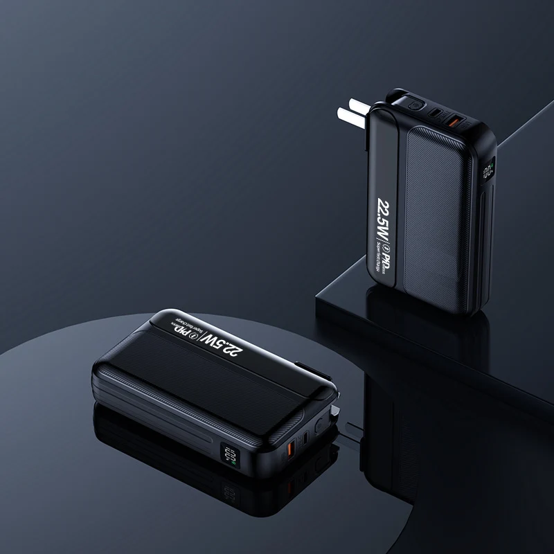 Hochleistungs-Powerbank mit integriertem Schnellladegerät Skanto