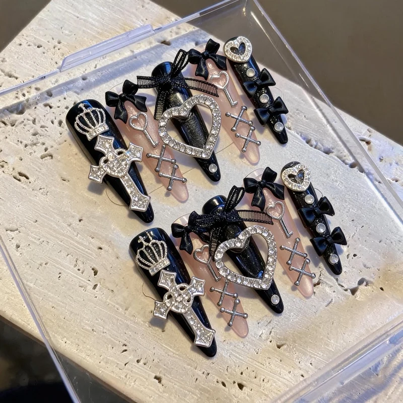Dekoratives Strass-Haarspangen-Set