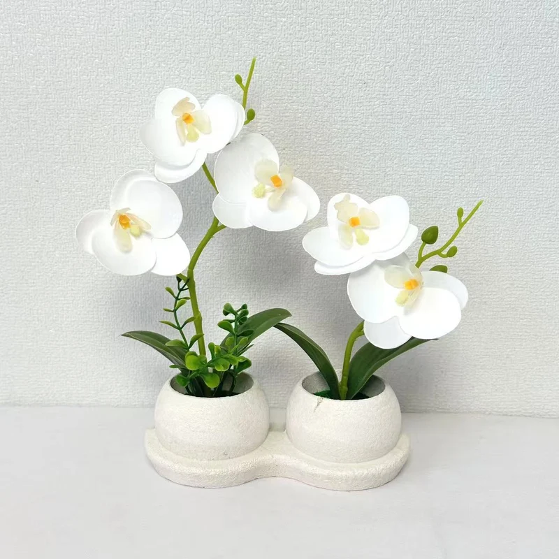 Elegante Faux-Orchideenblütenanzeige