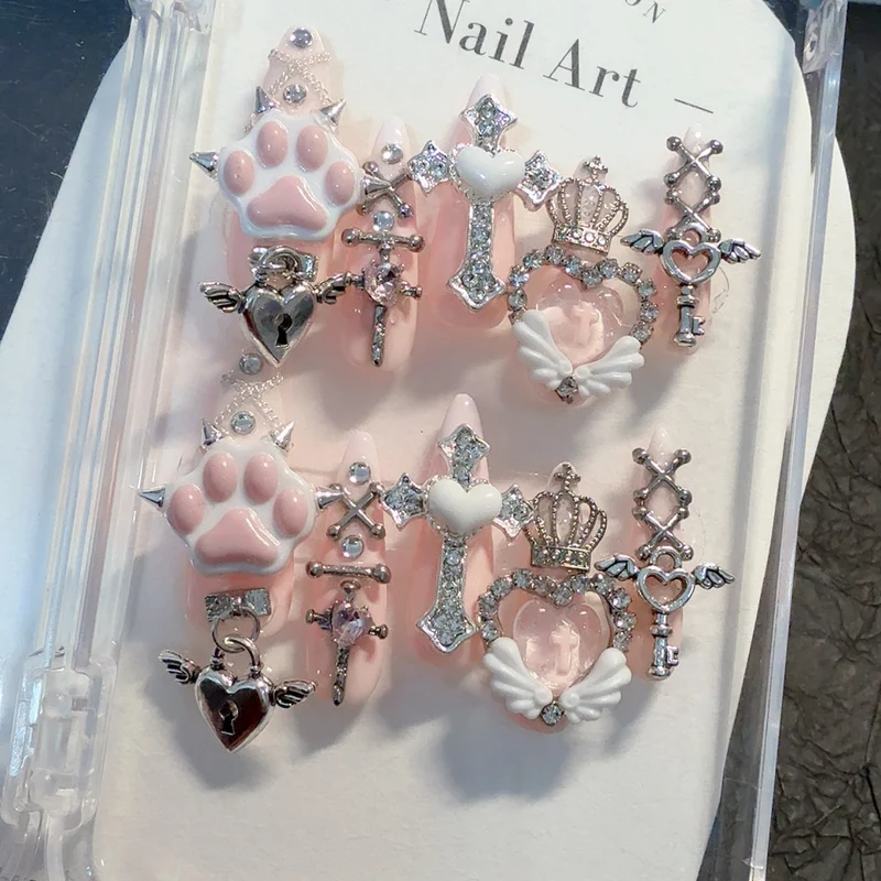 Glamouröses 3D Dekoratives Nagelkunst Set