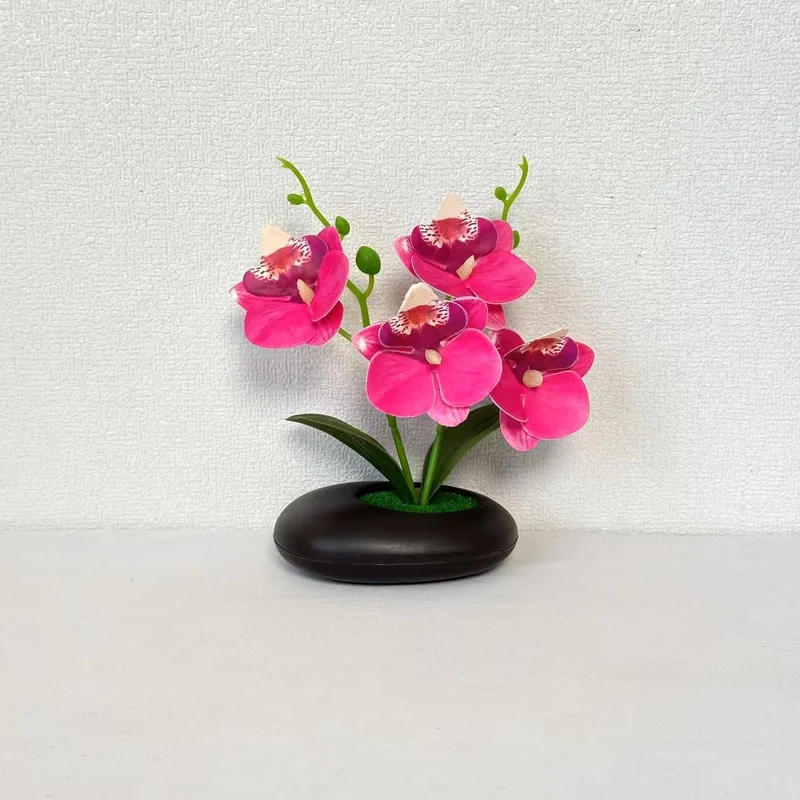 Elegante künstliche Orchideenblumenarrangements für die Innendekoration