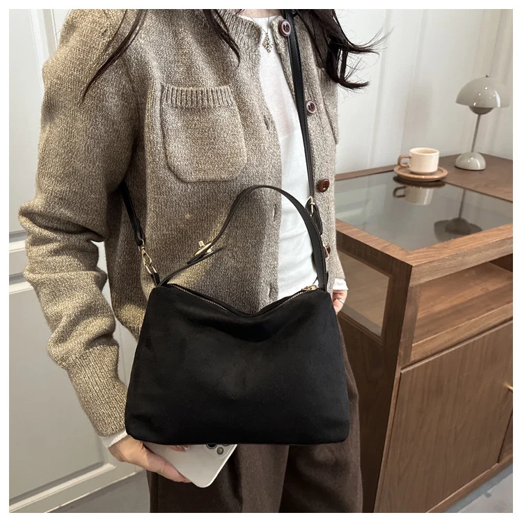 Wildleder Mini-Handtasche
