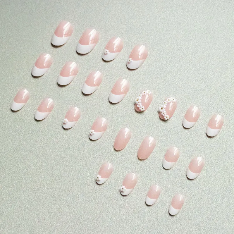 Dekoratives Floral Nagelkunst Set