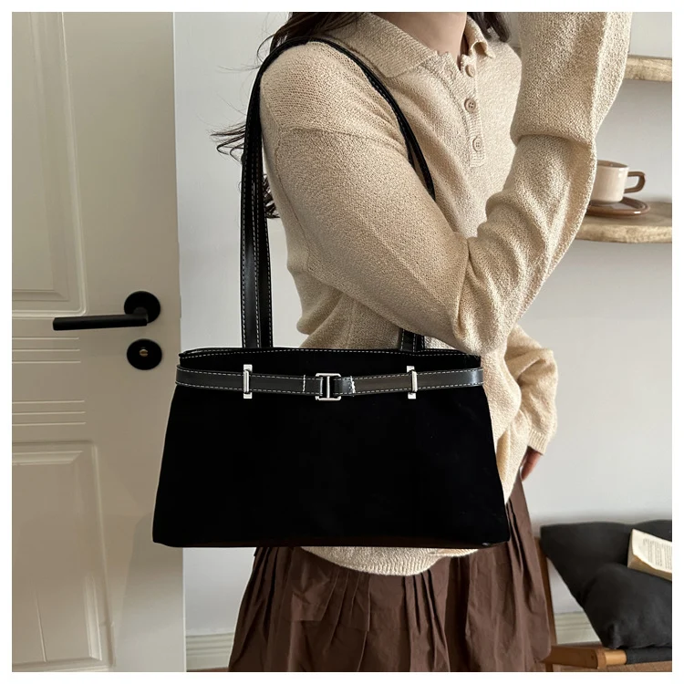 Wildleder Handtasche