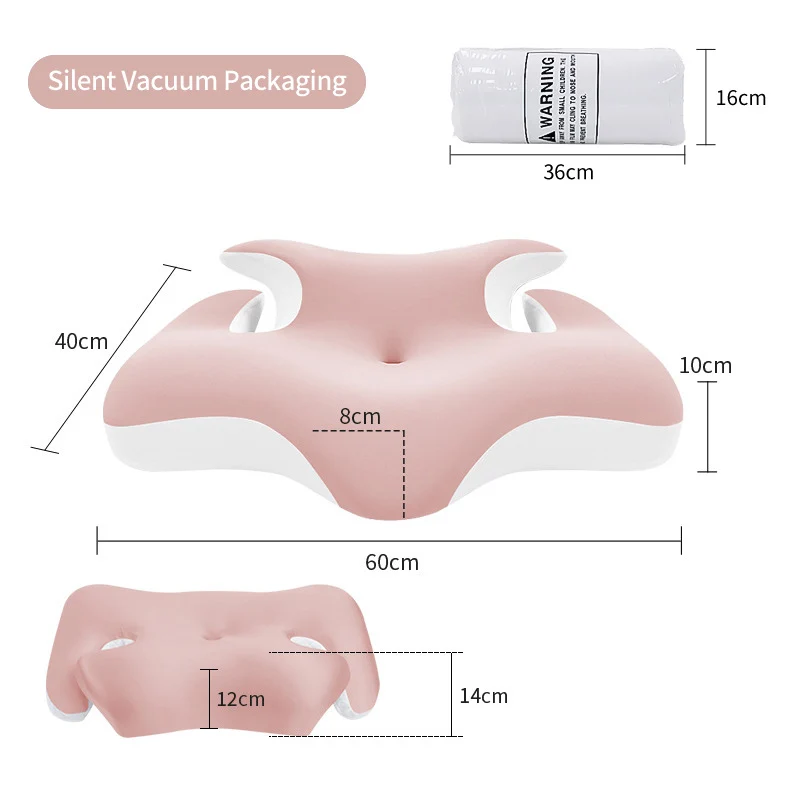 Ergonomisches Nacken- und Schulterkissen mit kühlender Geloberfläche Skanto