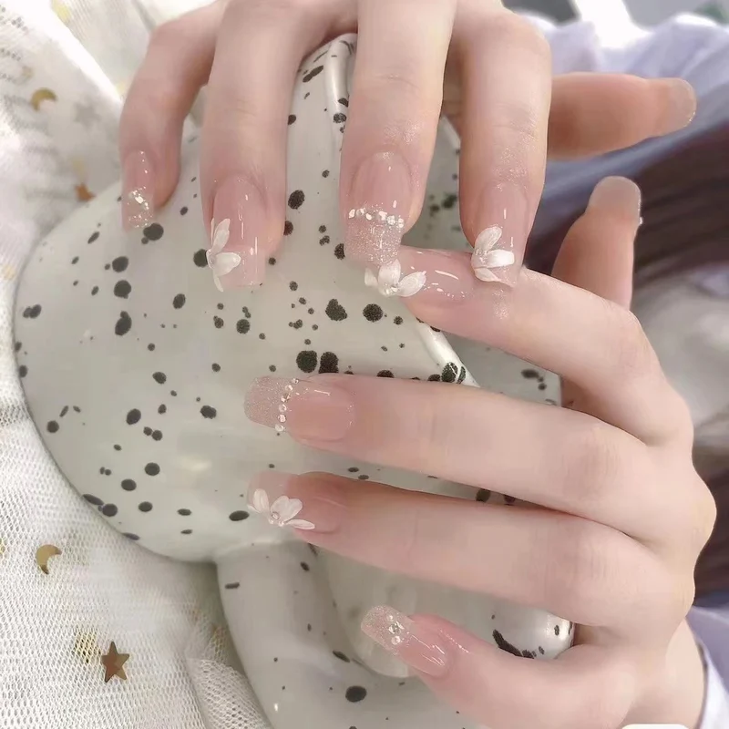 Blumen Press-On Nagelset