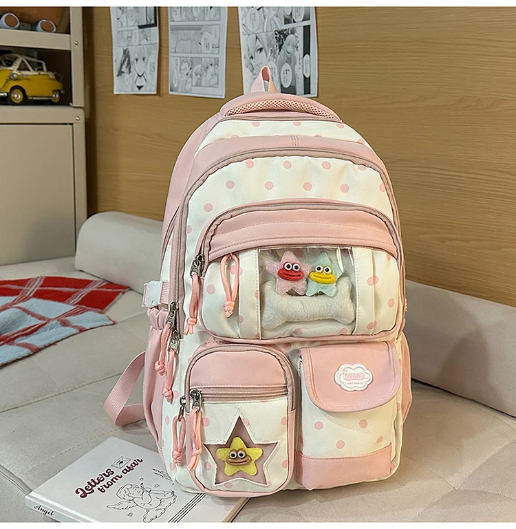 Schulrucksack- und Tragetaschen-Set mit vielen Fächern Skanto